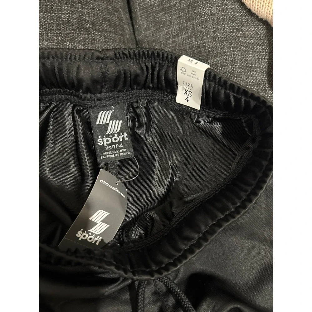 Children's Place Boys Basketball Shorts Pull On Black Size XS 4